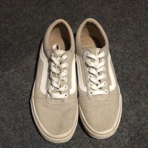 Light Brown Vans (Size 8.5)